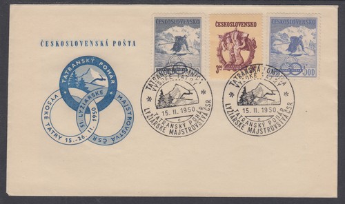 Czechoslovakia 401 403 - 401-403, fdc