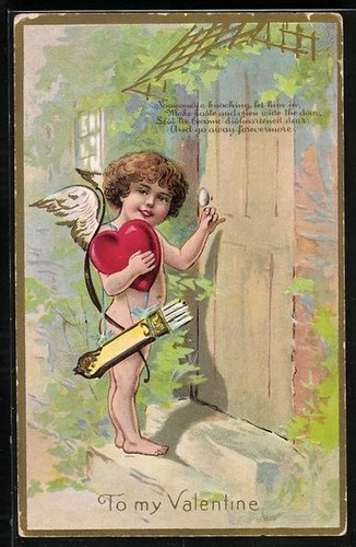 Carte postale valentine - to, my