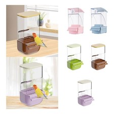 Mangeoire à Oiseaux Bol Automatique Contenant pour Perroquet Distributeur de