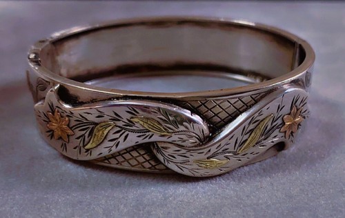 Art nouveau bracelet - , argent