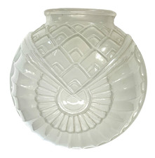 Ancien GLOBE ART-DECO  années 1930-1940 luminaire plafonnier