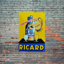 Plaque émaillée RICARD