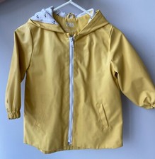 ZARA - MANTEAU - IMPERMEABLE JAUNE - TAILLE 4-5 ANS (110cm)