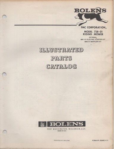 1972 bolen riding mower - riding,