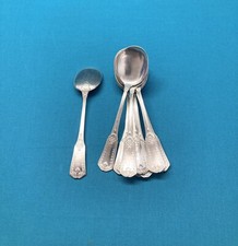 12 cuillères à glace SFAM modèle SANS GÊNE métal argenté pelle 14,5cm EMPIRE