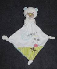 🍀Doudou Plat Ours Blanc