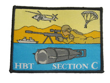 RARE ECUSSON DES COMMANDOS MARINE LE COMMANDO HUBERT LA SECTION C