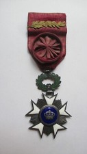 BELGIQUE Officier Ordre de la Couronne   palme Roi ALBERT