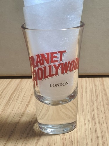 Planet hollywood shot glass - planet,