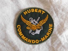 MARINE NATIONALE : PATCH COMMANDO MARINE / HUBERT / NEUF