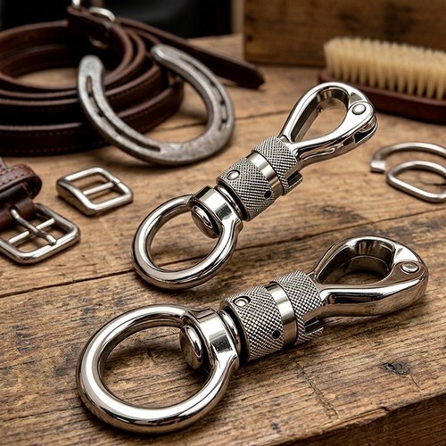 Crochet pression pivotant - crochet,