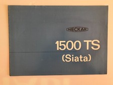 Catalogue brochure dépliant  NECKAR  1500 TS ( Siata)    /    C28