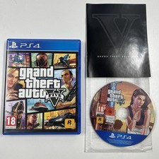 GTA V grand theft auto 5 playstation 4 PS4 PS5 boîte FR sans carte