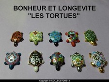SERIE COMPLETE DE FEVES TORTUES - BONHEUR ET LONGEVITE
