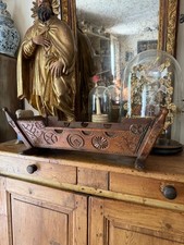 Musée - Berceau De Baptême, Berceau Votif – Art Populaire - Religieux - Bois