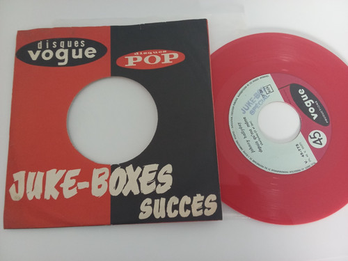 45t rouge inscrit - 45t,