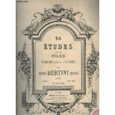 25 ETUDE POUR LE PIANO - 3°