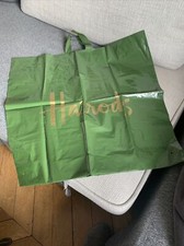 Harrods sac cabas shopping sac cadeau en plastic-grande taille-60 x 56,5 x12,5cm