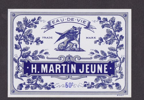 Ancienne étiquette alcool - ,