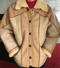 Blouson d'aviateur en mouton -