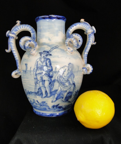 Beau vase faïence - vase, en