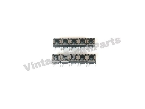 Pushbutton panel tact switches
