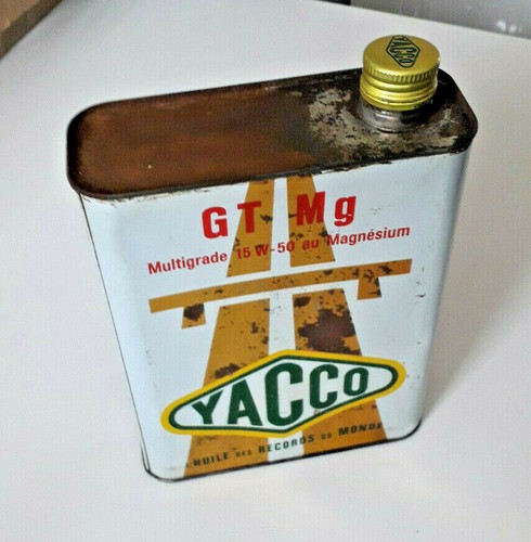 Ancien bidon huile yacco - bidon, 2l
