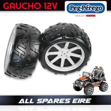 PNEUS ROUES ARRIÈRE DE REMPLACEMENT PEG PEREGO GAUCHO ROCK'IN JEEP 12 VOLTS P...