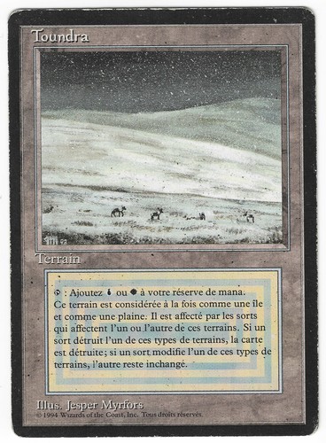 Magic style mtg tundra - mtg,