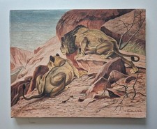 Ancien tableau orientaliste signé L. Quartier la tente hst