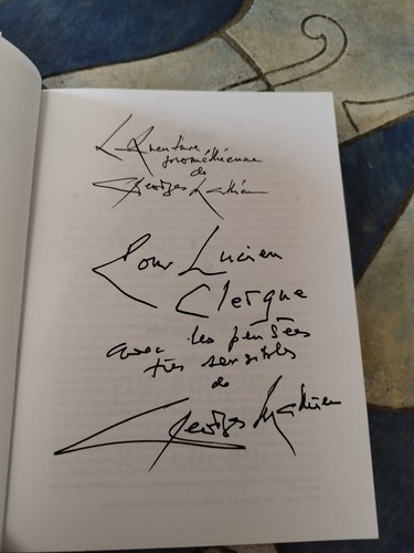 Mathieu georges envoi dedicace - georges,