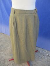 Jupe portefeuille kaki en