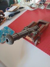 Jouet Canon Bronze Et Bois