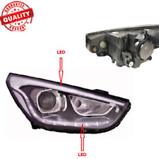 Phare avant Reg. Élu. Avec feux de jour à LED pour Hyundai Ix35 2013-