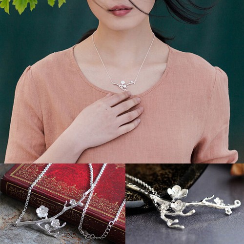 Silver sakura cherry blossom - silver,