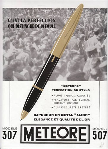 Publicité ancienne stylo