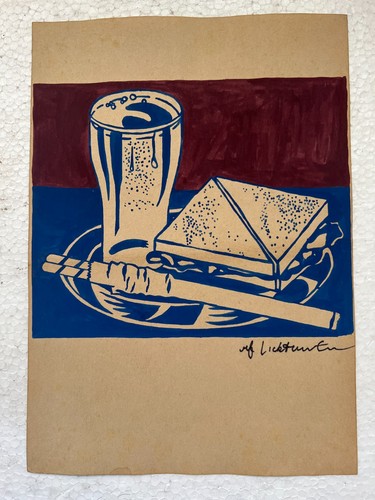 Dessin roy lichtenstein fait - dessin,