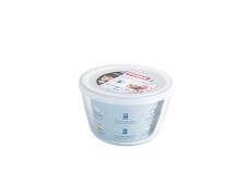 Pyrex Cook&Freeze Conteneur Avec Couvercle, Verre, Blanc 16x10x16 Cm