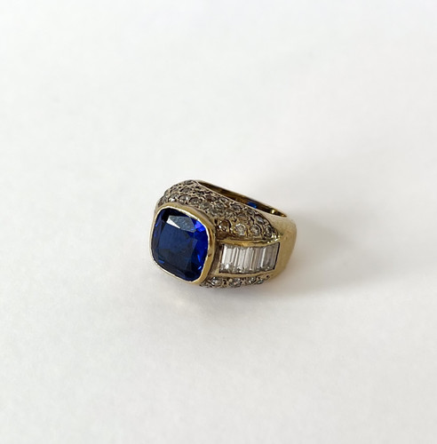 Bague art déco argent - bague,