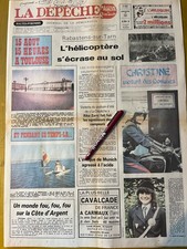 RIKA ZARAÎ - LA DÉPÊCHE DU MIDI DU 6 & 16 AOÛT 81