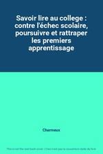 Savoir lire au college 
