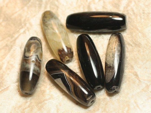 1pc perle pierre onyx - 1pc,