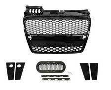 Calandre Sport Grill Rayon Grille Noir Brillant Pdc pour Audi A4 B7 8E 04-09