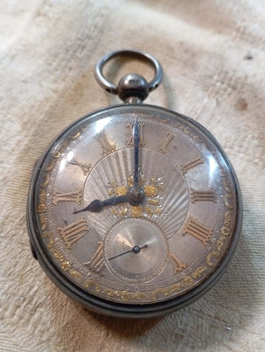 Grosse montre gousset - , coq