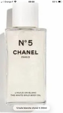 huile blanche de corps Chanel