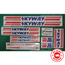 Lot d'autocollants décalcomanies Skyway Old School Bmx années 1980 neufs TA F...