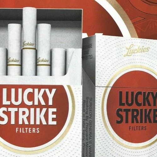 Lucky strike cigarette print - lucky,