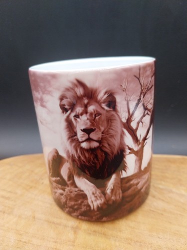Mug effet lion - effet, déco