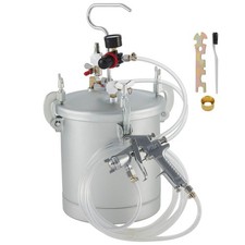 Réservoir de Peinture sous Pression Pot 10L avec Pistolet de Pulvérisation