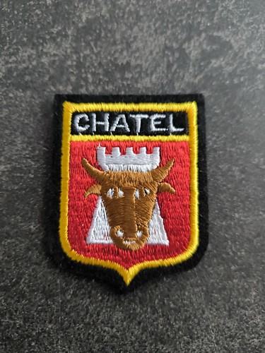 Ecusson brode france chatel - ,